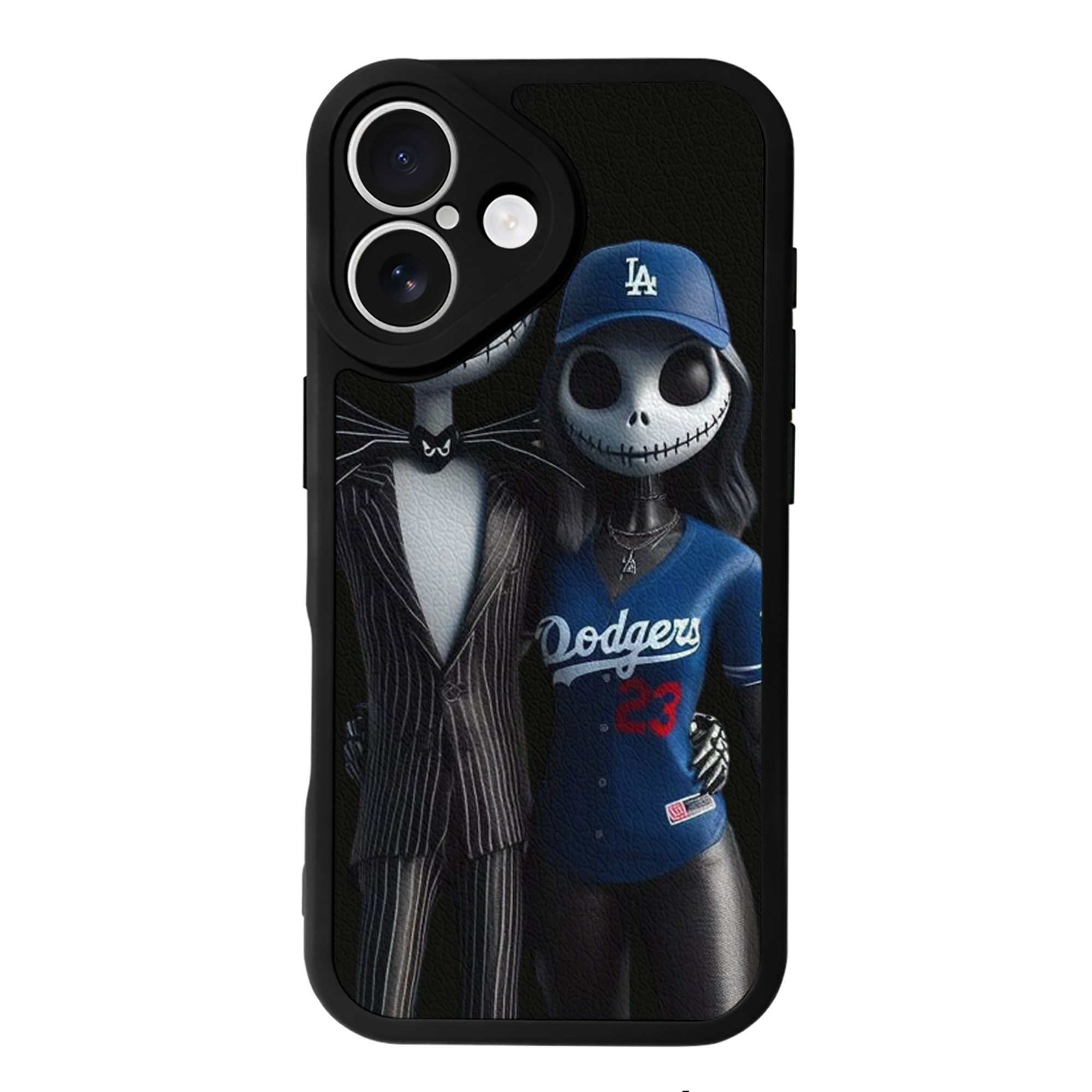  IPhone 16 Silicone Leather Case – UV Print, Lambskin Texture – Perfect Fit, Wireless Charging Compatible, Scratch Resistant, Precise Cutouts – Stylish Protection For IPhone 16